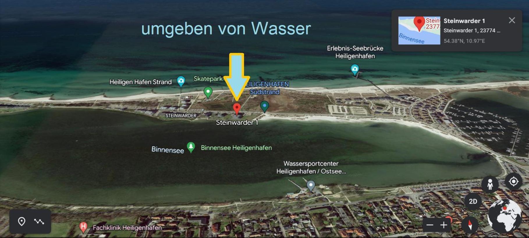 Wasserblick, In 3 Min Am Strand Хайлигенхафен Екстериор снимка